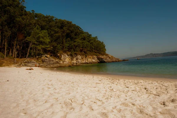 Islas Cies Playa Parque Nacional —  Fotos de Stock