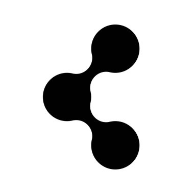 Sosyal medya simgesini paylaş, düz bilgi simgesi yalıtılmış illüstrasyon yayınla