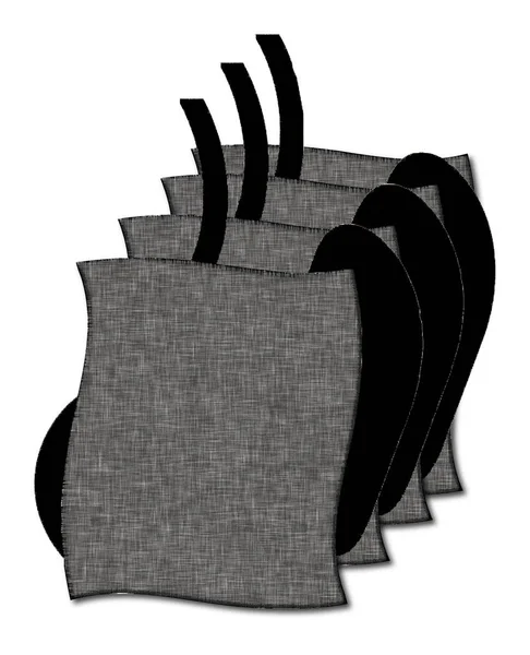 要旨プレートの形をした灰黒色の組成 — ストックベクタ