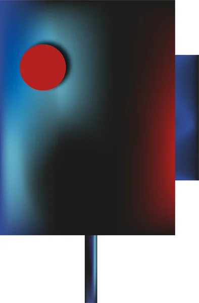 Абстрактный Символ Солнца Иллюстрация Журнала Плакат Обложка Книги Баннер Флаер — стоковый вектор