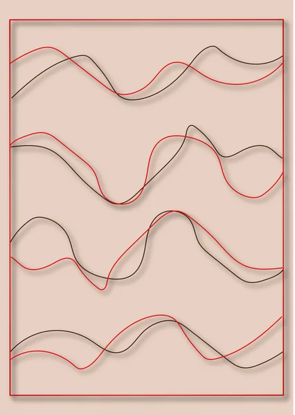 Contexte Abstrait Pour Conception Félicitations Invitations Enveloppes Bannières — Image vectorielle