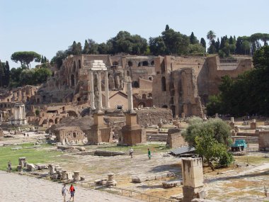 Roma, İtalya 'daki antik kentin arkeolojik kazıları
