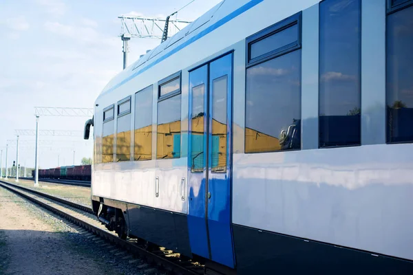 Trein Het Station — Stockfoto