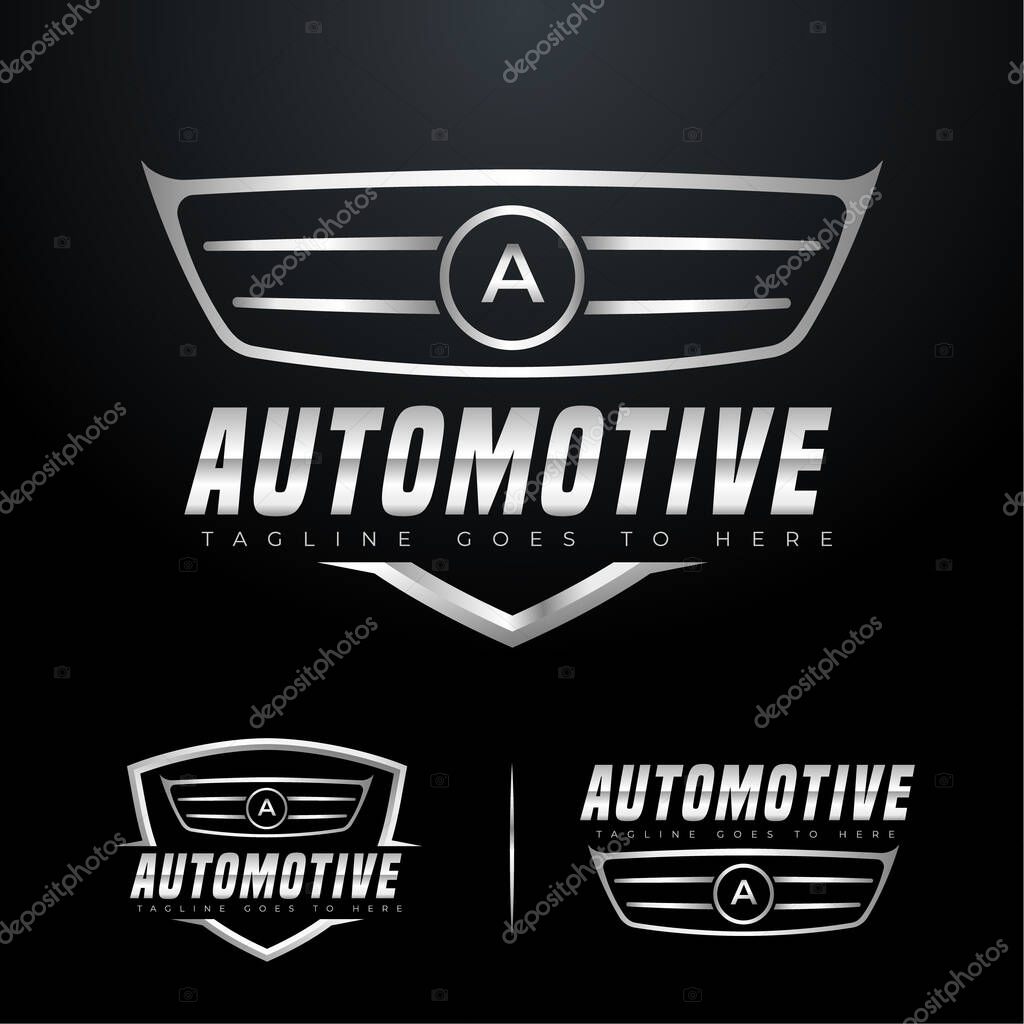 Car logo, automobile logo, automotive logo. Vehicle front side vector illustration, Vehicle Logo.