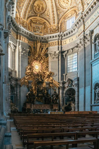 Peter Basiliek Italië Vaticaan Binnen — Stockfoto