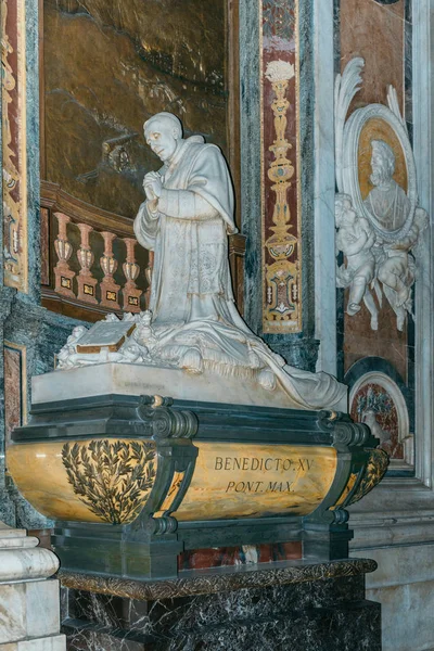 Peter Basilica Rome Italy Benedicto — Zdjęcie stockowe