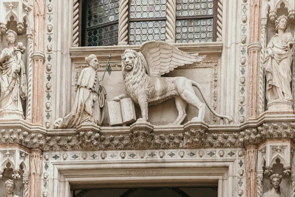 Piazza San Marco Venezia Italien Dogepalatset — Stockfoto