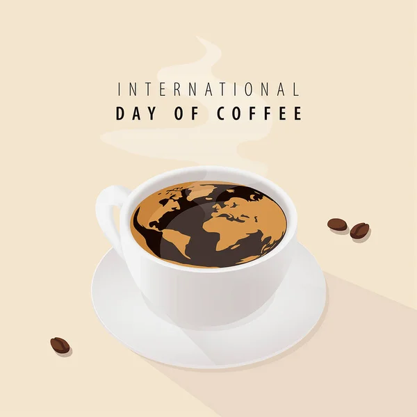 Kahve vektörünün günü
