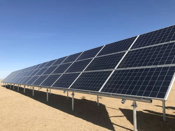 Mongolia Solar plant panel
