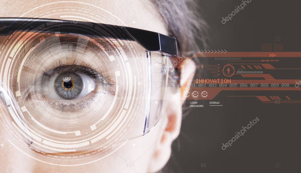 Futuristic smart glasses