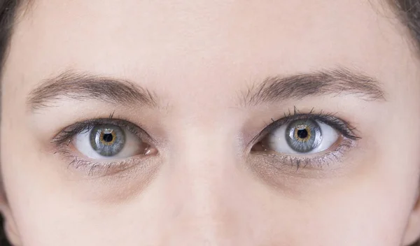 Olhos bonitos, de perto — Fotografia de Stock