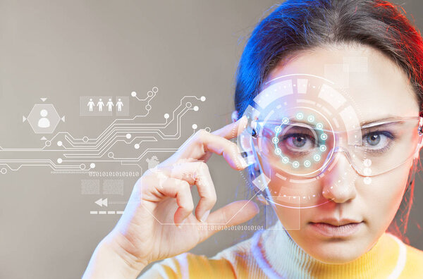 Futuristic smart glasses