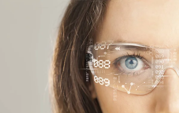 Gafas inteligentes futuristas — Foto de Stock
