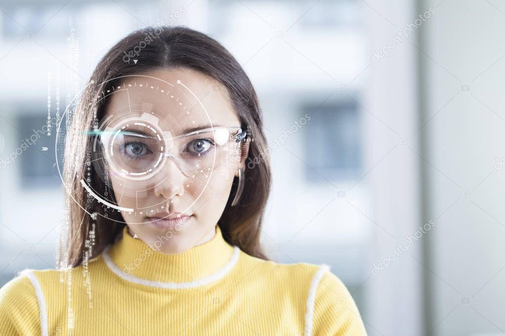 Futuristic smart glasses