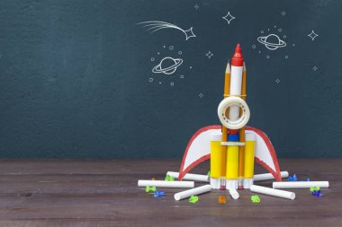 Rocke ile okul arka planına geri dön