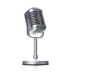 Vintage classic microphone clipart