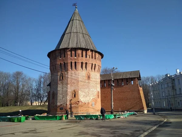 Camminando Mattino Smolensk — Foto Stock