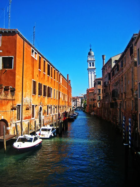 Rua Estreita Veneza Itália Água — Fotografia de Stock