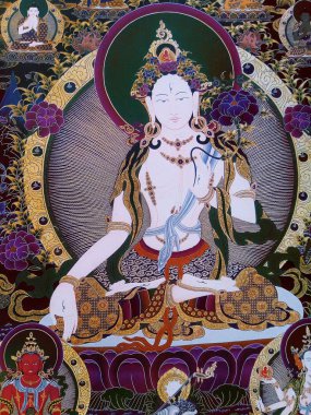 Tanrıça beyaz Tara'yı da Jetsun Dolma bilinen bir ermiş genellikle Tibet Budizmi ile ilgili. O çalışma ve başarıları başarı erdemleri temsil olduğunu. Onun beyaz renk saflık, bilgelik, gerçeği uzun ömürlü ve şifa anlamına gelir