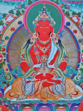 Amida ya da Amitayus olarak da bilinen Amitabha, Mahayana Budizmi 'nin kutsal kitabına göre kutsal bir Buda' dır. Amitabha, Mahayana 'nın bir kolu olan Saflık Diyarı Budizmi' nin başlıca Buda 'sıdır..