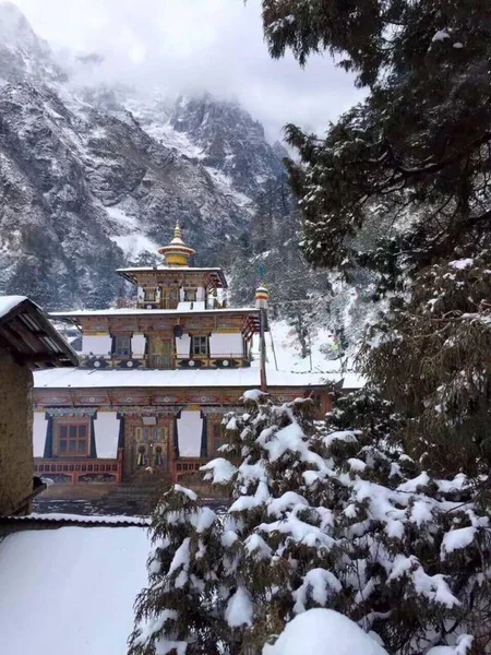 Meseta Tibetana Himalaya Techo Del Mundo Meseta Más Alta Del —  Fotos de Stock