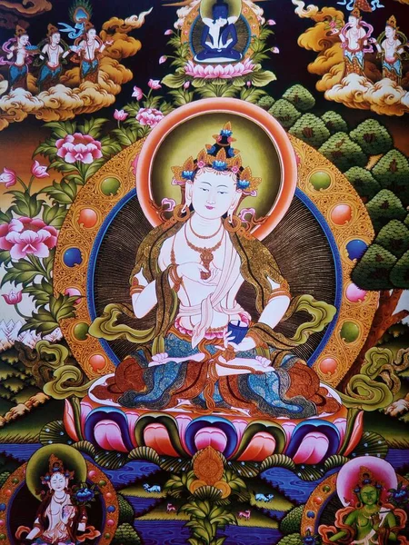 金剛薩埵 Dorje Sems Dpa 修行は業の浄化のために行われる密法である 大乗修行とは 菩提心を持って業を清めて できるだけ悟りを開くことである ストック画像