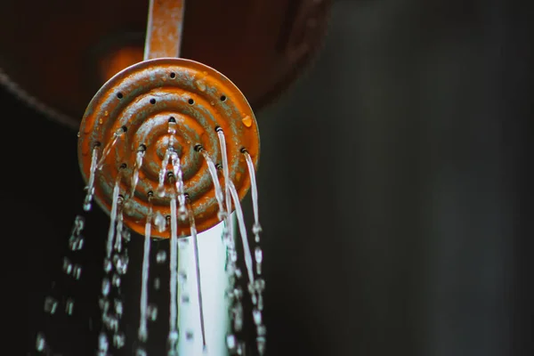 Water Flowing Watering Can Stock Picture