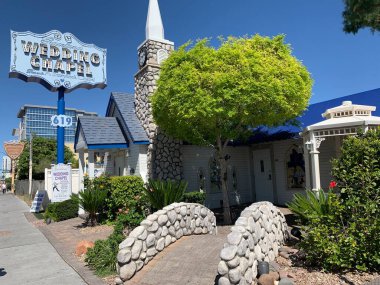 This is is a wedding chapel located in Las Vegas, that has been the site of many celebrity weddings. It is one of the oldest wedding chapels in Las Vegas and claims to be the first chapel ever to conduct weddings performed by Elvis impersonators clipart