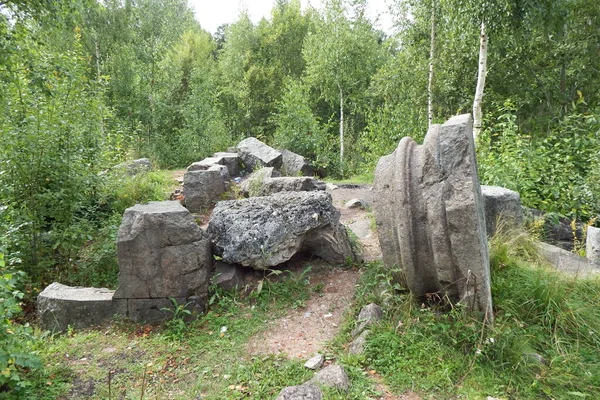 Ruiny Angielskiego Pałacu Peterhof — Zdjęcie stockowe