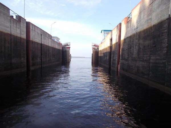 Belomorkanal Canale Belomoro Baltico Russia Carelia Estate Serrature — Foto Stock