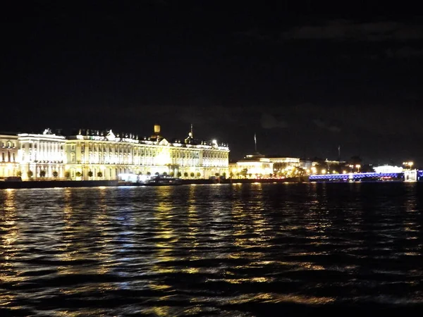 Saint Petersburg View Neva River Autumn Evening — Stock Photo, Image