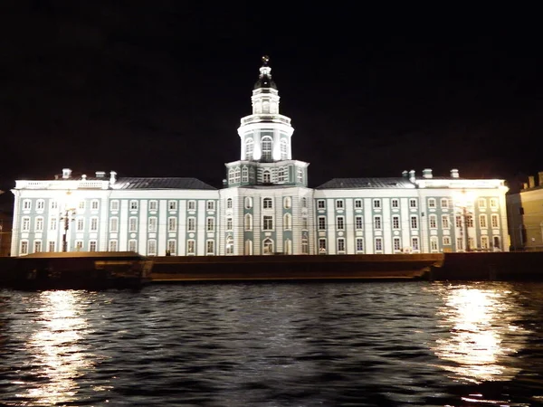 Saint Petersburg View Neva River Autumn Evening — Stock Photo, Image