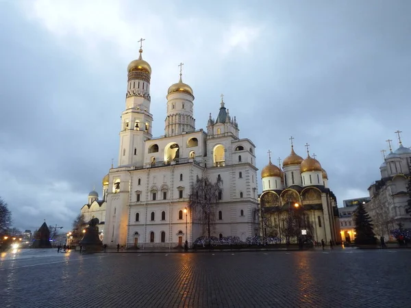 Moscow Kremlin Winter Evening — Stock Photo, Image