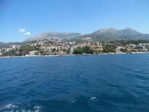 Montenegro Baia Kotor Giornata Del Sole Luglio — Foto Stock