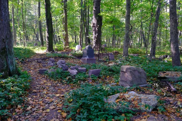 Herfst Oude Begraafplaats — Stockfoto