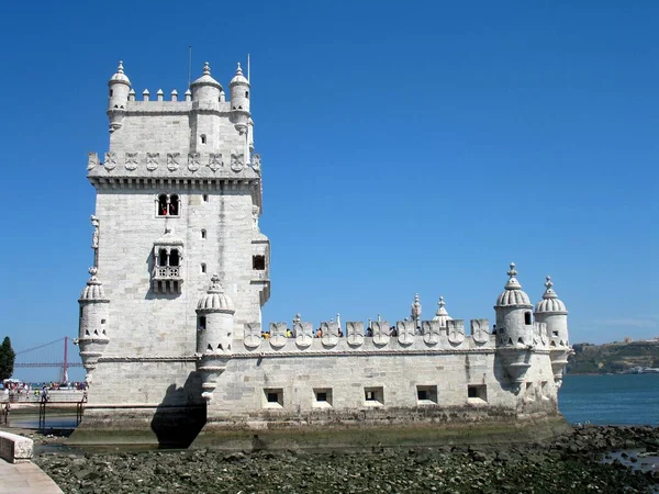 Lizbon Belm Kulesi Tagus Nehri — Stok fotoğraf