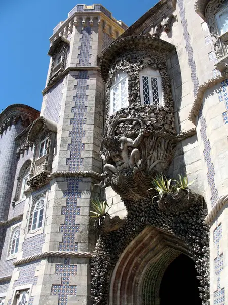 Sintra Portugal Vue Sur Château Parc Les Environs — Photo