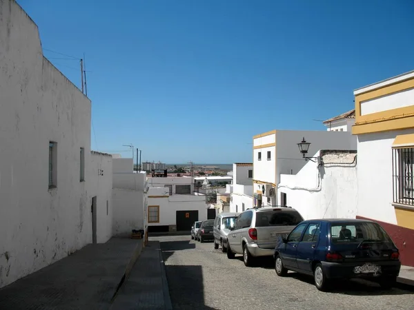 Πόλη Της Ayamonte Ισπανία Παλιούς Δρόμους Του Κέντρου — Φωτογραφία Αρχείου