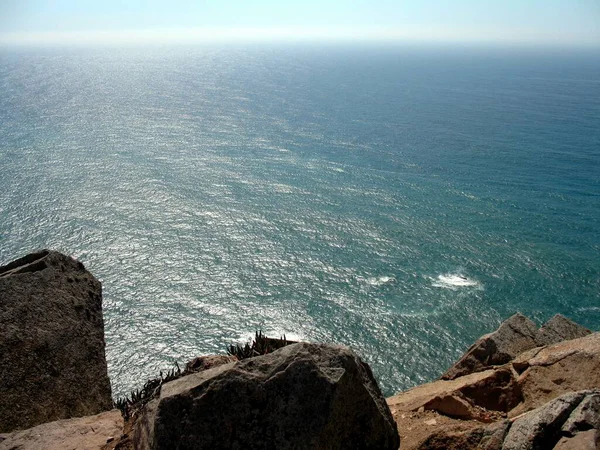 Cape Rock Nejzápadnější Bod Eurasie Evropy Portugalsko — Stock fotografie