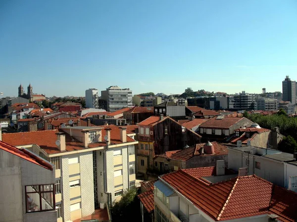 Eski Şehrin Çatıları Porto Portekiz — Stok fotoğraf