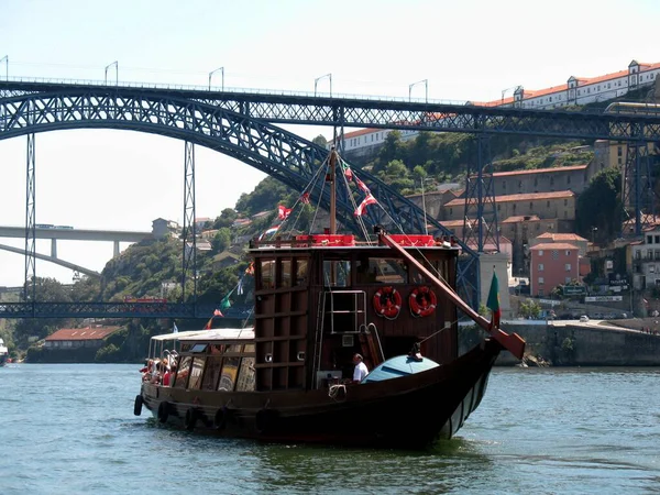 Portekiz Porto Şehir Douro Nehri Manzarası — Stok fotoğraf