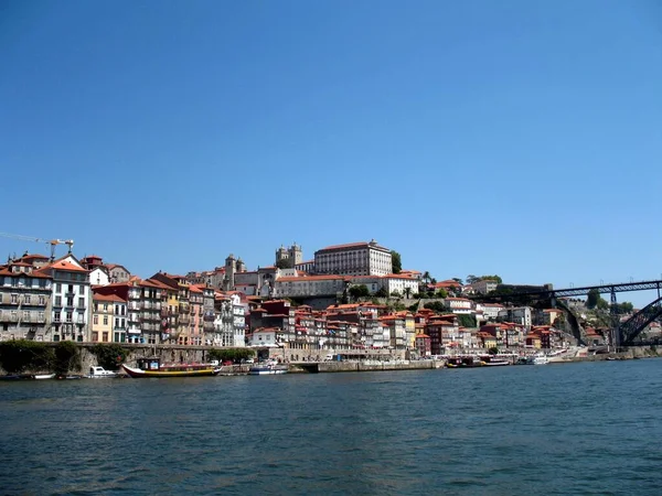 Portekiz Porto Şehir Douro Nehri Manzarası — Stok fotoğraf