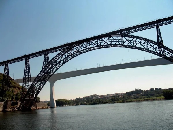 Portugal Oporto Vista Ciudad Del Río Duero —  Fotos de Stock