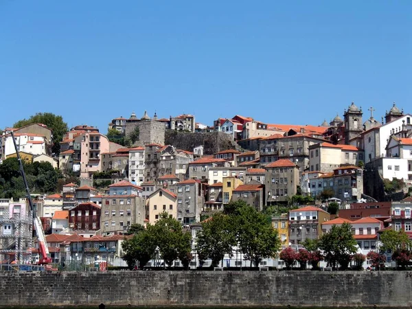 Portekiz Porto Şehir Douro Nehri Manzarası — Stok fotoğraf