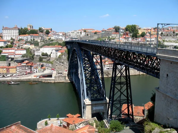 Portekiz Porto Şehir Douro Nehri Manzarası — Stok fotoğraf