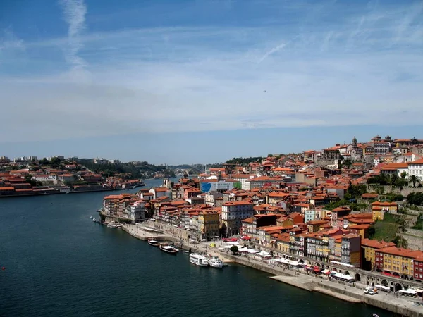 Portekiz Porto Şehir Douro Nehri Manzarası — Stok fotoğraf