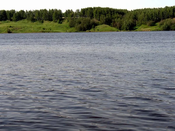 Rusya Vanovo Bölgesi Küçük Ples Kasabası Volga Nehri — Stok fotoğraf