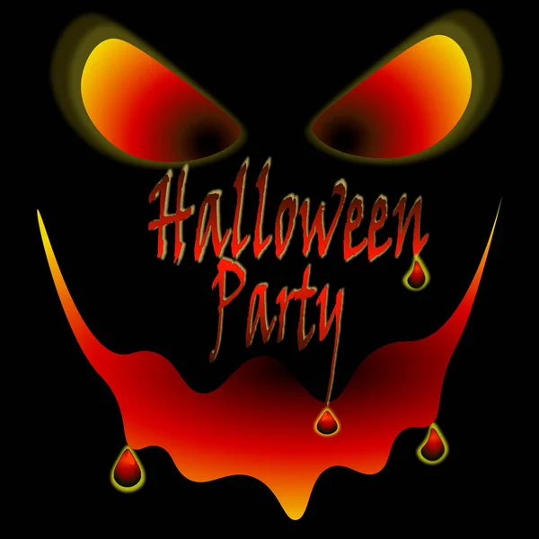 Halloween Party Děsivé Pozadí — Stock fotografie