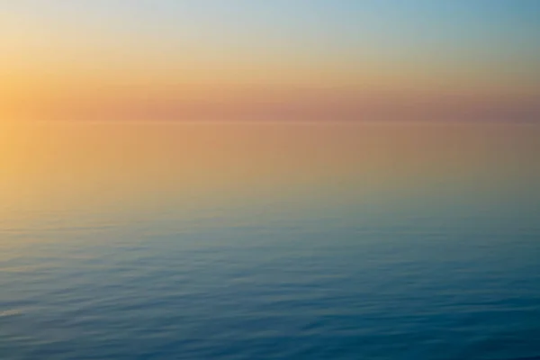 Belo Pôr Sol Amarelo Sobre Mar Báltico Letónia Natureza Fundo — Fotografia de Stock