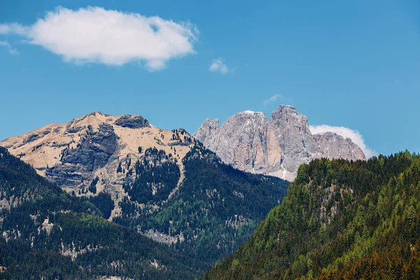 Hermosa Vista Montaña Alpina Norte Italia Paisaje Montañas Dolomitas —  Fotos de Stock